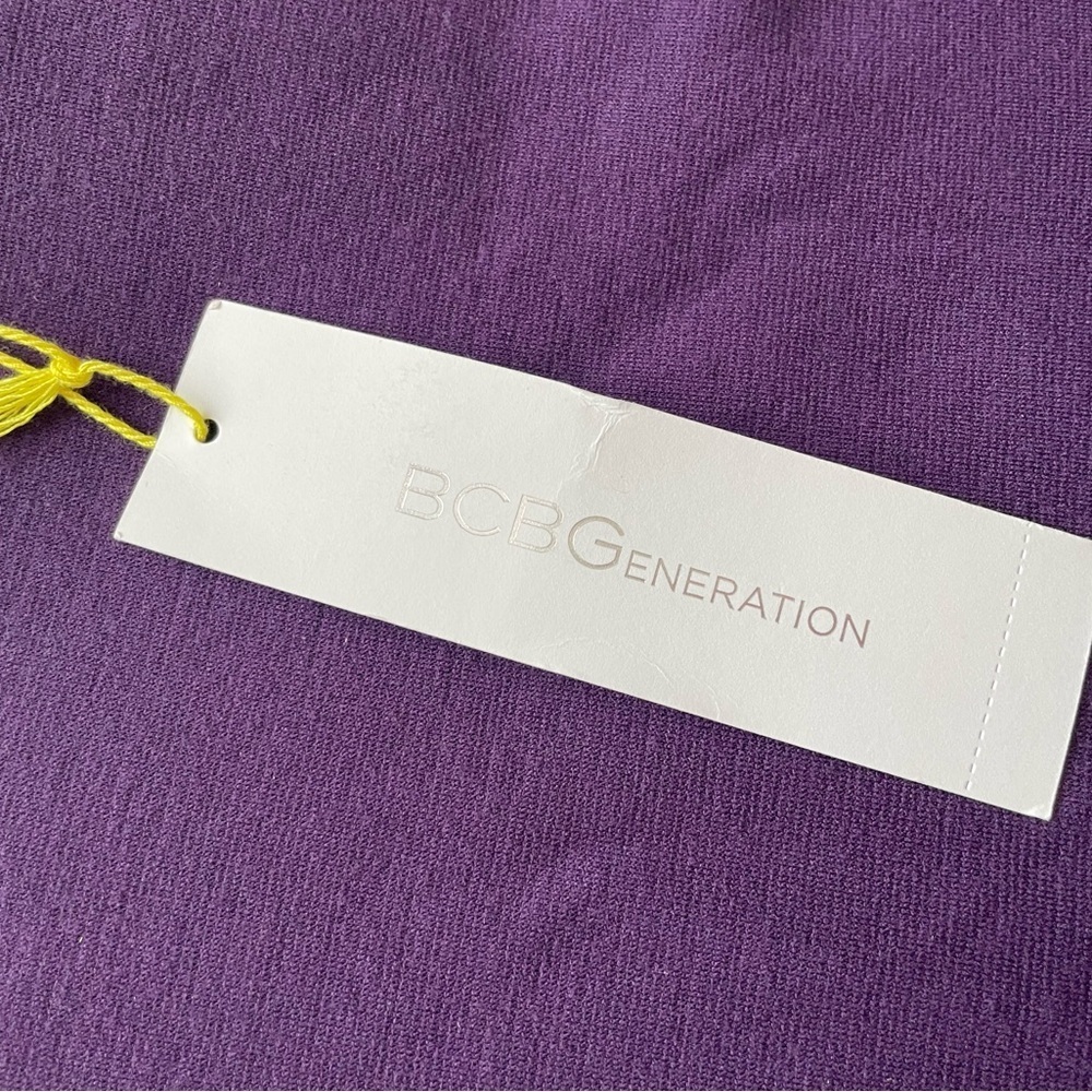 BCBG Purple Pencil Skirt - Picture 3 of 5